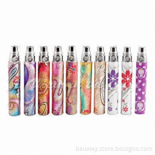 eGo-K and Q E-cigarette Batteries with 650/900/1,100mAh Capacity, Art Design